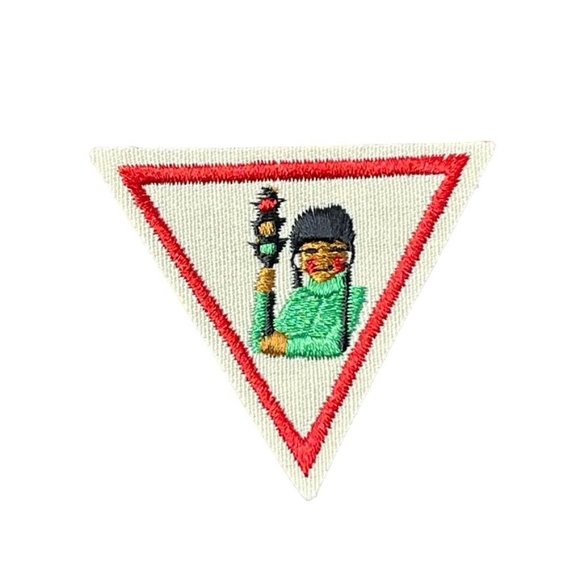 Try It Safety Sense Patch GSA Girl Scouts of America Brownie Girl Retired u - Picture 1 of 2